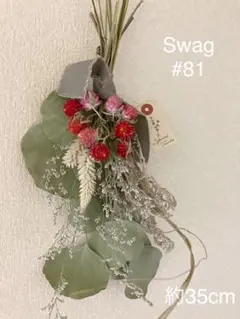 sold★Swag #81 千日紅 ストロベリーフィールズ ドライフラワー