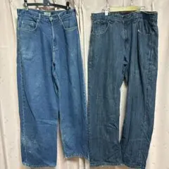 デニム・ジーンズ 2点セット ロカウェア・PERRYELLIS AMERICA