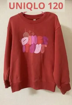 UNIQLO トレーナー 120cm レッド