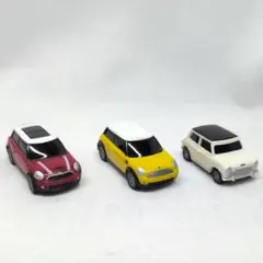 ミニクーパー プルバックカー 3台セット