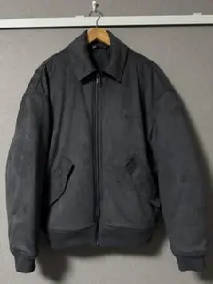 ZARA スエード　キルティング　ボンバージャケット