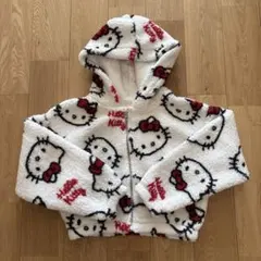 ハローキティ フリースパーカー キッズ用　ボアパーカー　アウター　H&M