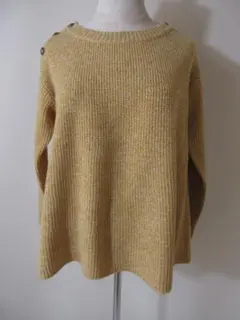 (O-47)バーバリー ブルーレーベル ニット セーター ウール混 サイズ38