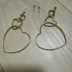 ハートゴールドイヤリングのサムネイル