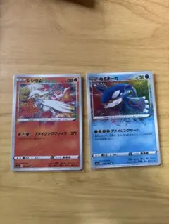 レシラム カイオーガ アメイジングレアポケモンカードセット