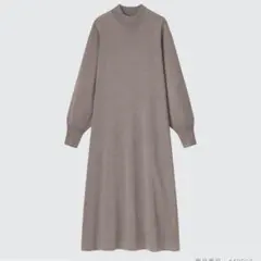 【UNIQLO】メリノブレンドAラインワンピース