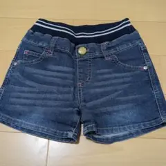 デニムブルー ハーフパンツ サイズ130