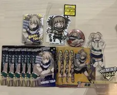僕のヒーローアカデミア ヒロアカ トガヒミコ アクスタ 缶バッジ トレカ 14点