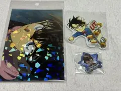 名探偵コナン ステッカー&マグネット&黒鉄の魚影 ポストカードセット