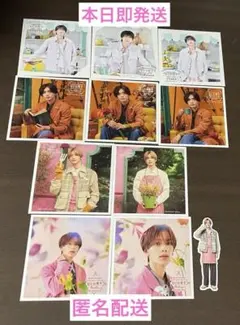 【大阪福岡渋谷店限定】なにわ男子 ましかくフォト 4種 高橋恭平セット