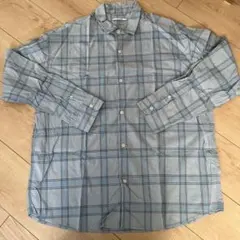 BAYFLOW 長袖シャツ サイズ4 青グレーチェック