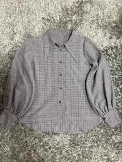 ［お値下げ］GRL グレイル　チェック ボタンシャツ 長袖　Lサイズ