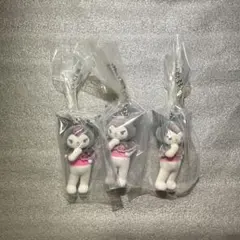 サンリオキャラクターズ ミニチュアチャーム ライブキャラクター クロミ3点