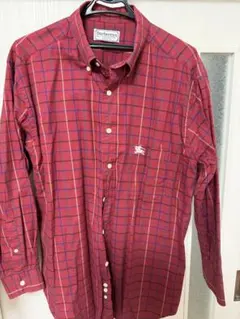 Burberrys 赤チェック柄シャツ
