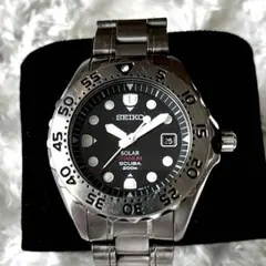 SEIKO　セイコー　チタンダイバー　V145-0AH0 　ソーラー V145-0AH0 SEIKO セイコー ソーラー ダイバーズ チタン 美品