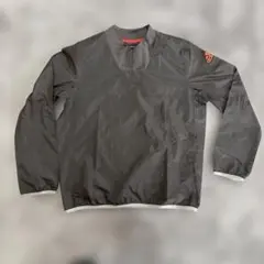 adidas アディダスダークグレー ピステ・ウィンドブレーカー