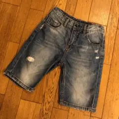 美品★ZARA★デニムハーフパンツ★ 118cm