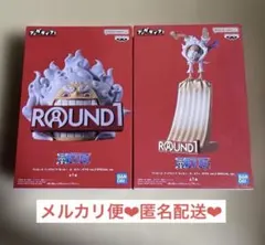 ラウンドワン限定 ワンピース フィグライフ! ルフィ ギア5 2種セット ①のサムネイル