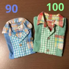 RAG MART チェック柄シャツ 90 100