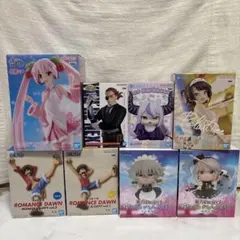 フィギュア　まとめ売り　8個　初音ミツ　ホロライブ　ヒロアカ　ワンピースのサムネイル