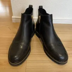 ROCKPORT サイドゴアウイングチップブーツ