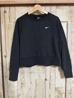 NIKE DRI-FIT クロップ丈スウェット ブラック M