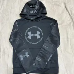 UNDER ARMOUR ブラック パーカー L（150cm)