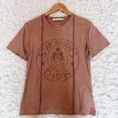23年モデル!!　美品　クリスチャンディオール　Tシャツ　リネン　ピンクベージュのサムネイル