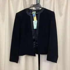 ブラックノーカラージャケット