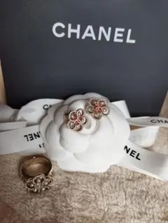 シャネル♡カメリアピアス