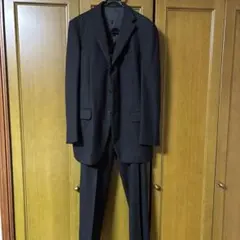 ダークブルー ストライプ ビジネススーツ