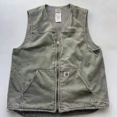 Carhartt ダックベスト v26 アーミーグリーン - メルカリ