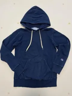 Champion Reverse Weave ネイビー インディゴパーカー S