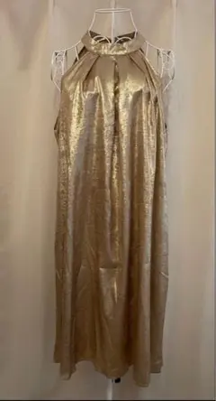 ゴールド パーティドレス