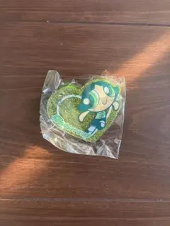 パワーパフガールズ ラメアクリルチャーム Cバターカップ