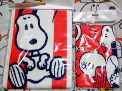 スヌーピー 広島東洋カープ タオルマフラー ハンドタオル 2枚セット