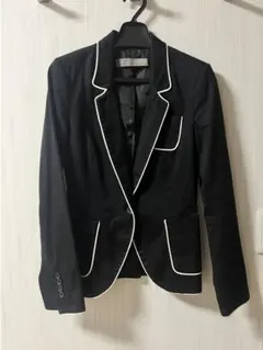 ZARA BASIC ブラック テーラードジャケット