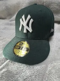 NEW ERA 59FIFTY ダークグリーンキャップ 7 1/2