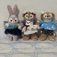 ウィッシングウィングス 　ダッフィー&シェリーメイ&ステラルー　ぬいぐるみバッジ