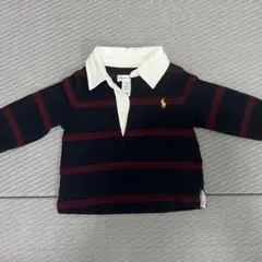 【水通しのみ】 未使用 ラルフローレン ラガーシャツ 6M ベビー 70 長袖