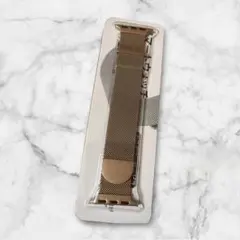 ★10%オフ コンパチブル Apple Watchバンド ステンレス ゴールド