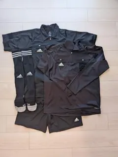 adidas 審判ユニフォームセット ブラック　Lサイズ