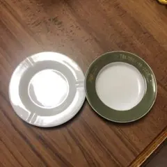 陶器の灰皿 2枚　直径約15cm
