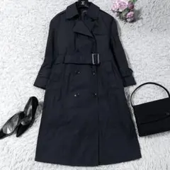 【美品 現行】45R★240ナイロンのコート ナイロンリップストップ トレンチ 美品 現行】45R☆240ナイロンのコート ナイロンリップストップ