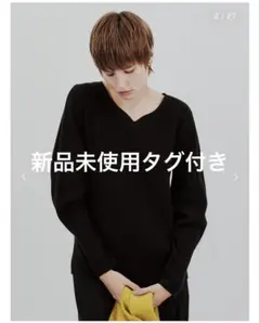 ミラオーウェン　蓄熱デコルテニットプルオーバー