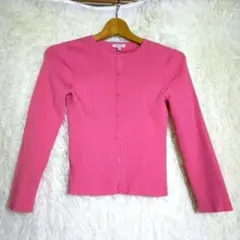 トッカ【XS】レディース ニットカーディガン ショート ピンク 長袖