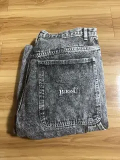 BlessU グレー デニムパンツ