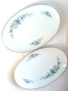 Noritake　大皿　オーバル　昭和レトロ　2枚セット