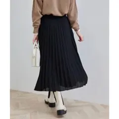 新品未使用タグ付★ ROPÉ PICNIC ドットフロッキープリーツスカート