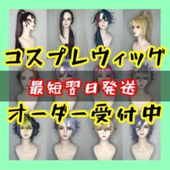 【受付中！】最短翌日〜発送 コスプレ ウィッグ オーダー